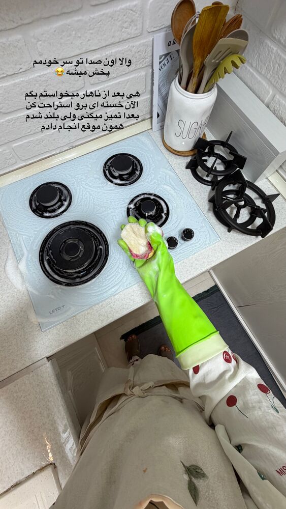  جدید ترین استوری اینستاگرام حمیده دانشور