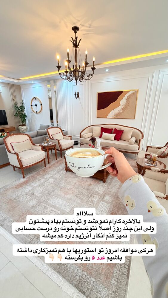  جدید ترین استوری اینستاگرام حمیده دانشور