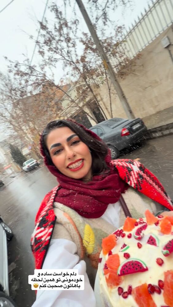  جدید ترین استوری اینستاگرام حمیده دانشور