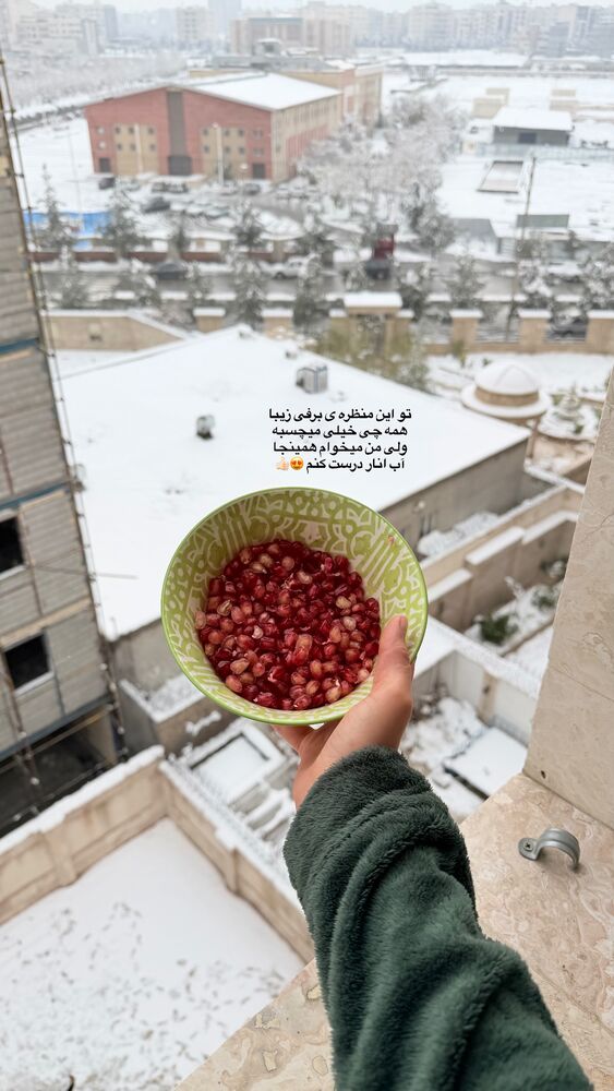  جدید ترین استوری اینستاگرام حمیده دانشور