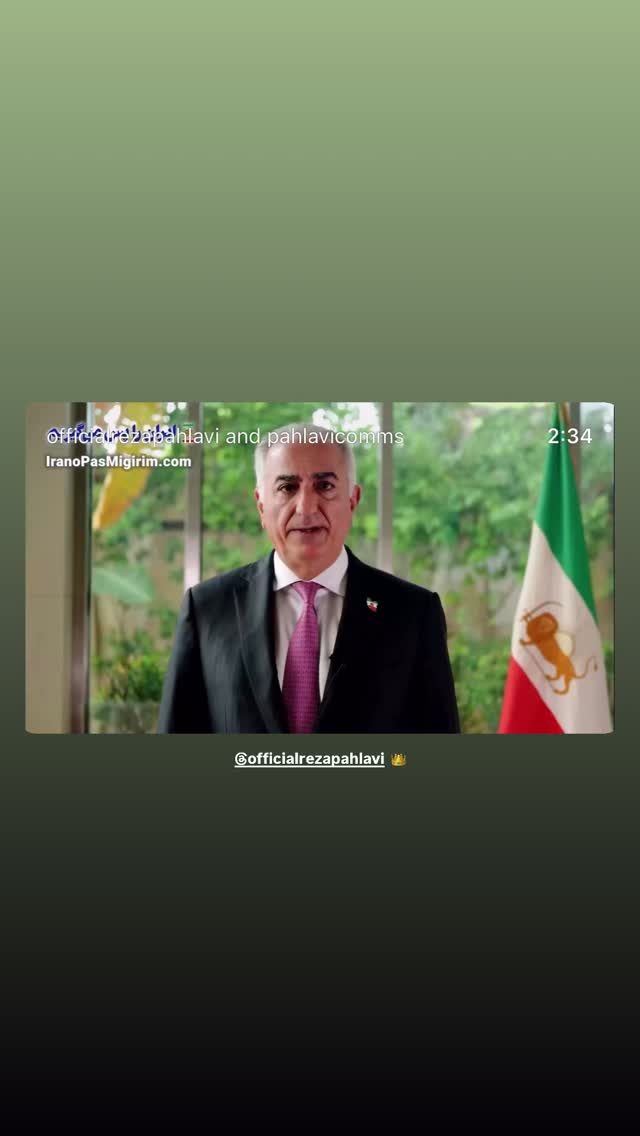  جدید ترین استوری اینستاگرام حمید فدایی