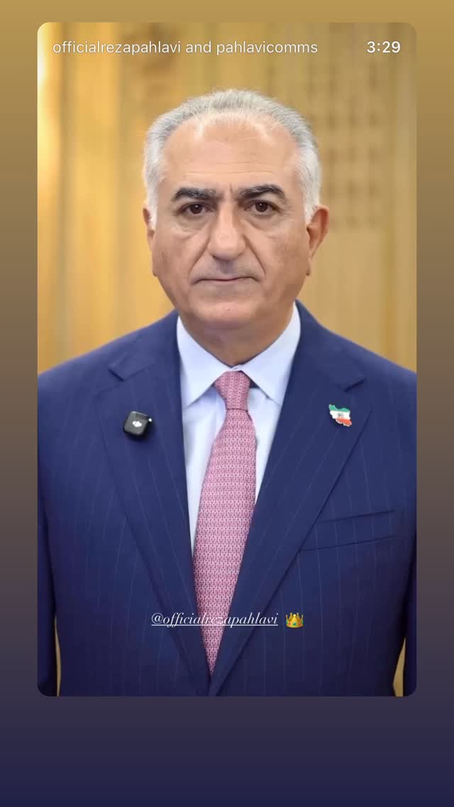  جدید ترین استوری اینستاگرام حمید فدایی