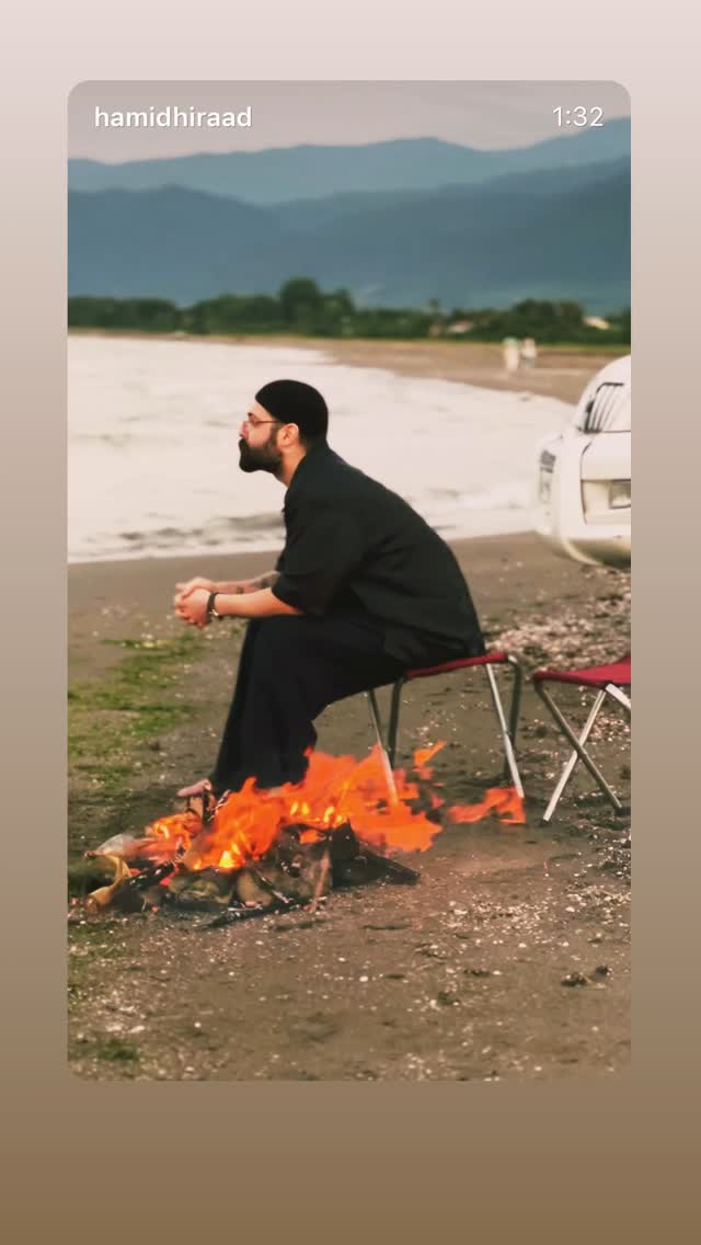  جدید ترین استوری اینستاگرام حمید هیراد