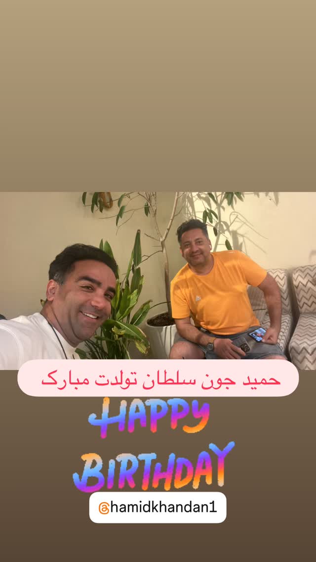  جدید ترین استوری اینستاگرام حمید خندان