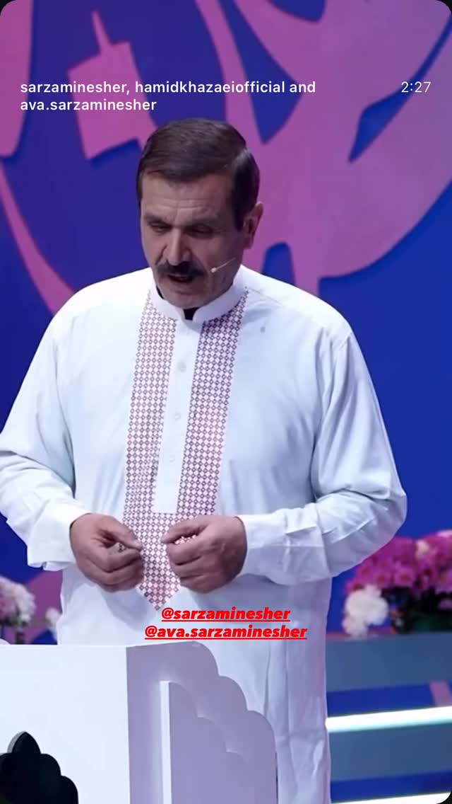  جدید ترین استوری اینستاگرام حمید خزاعی