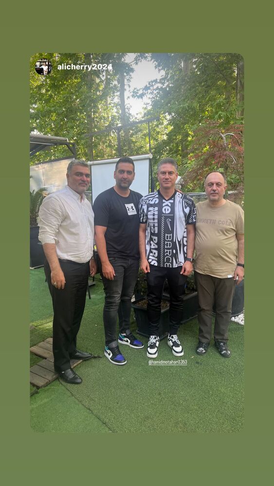  جدید ترین استوری اینستاگرام حمید مطهری