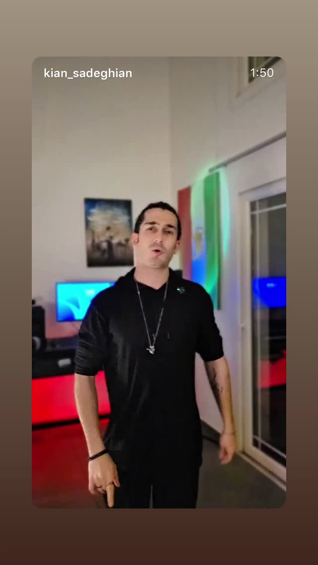  جدید ترین استوری اینستاگرام حمید رضا صفی پور