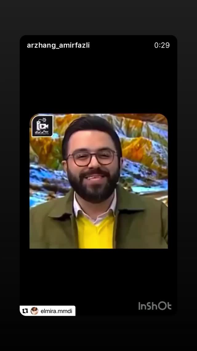  جدید ترین استوری اینستاگرام حمید رضا صفی پور