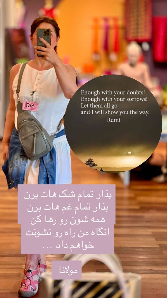  جدید ترین استوری اینستاگرام هانا ظاهری