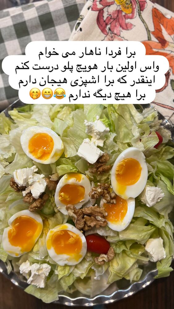  جدید ترین استوری اینستاگرام هانا ظاهری