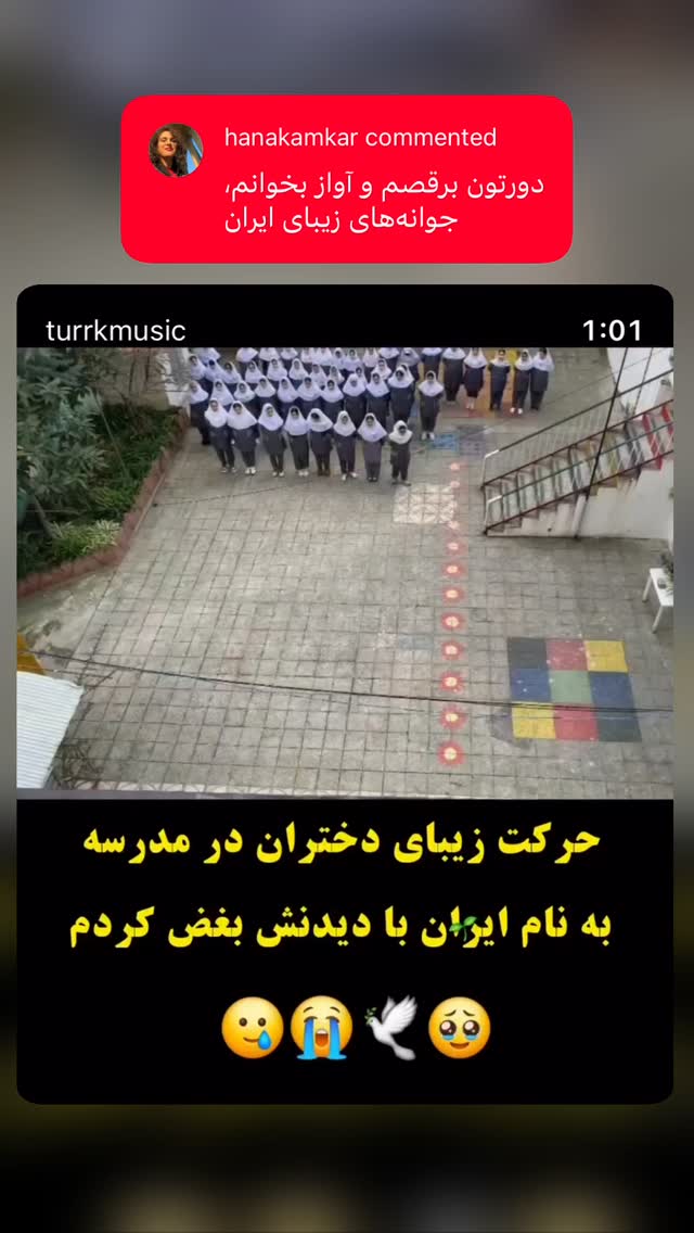  جدید ترین استوری اینستاگرام هانا کامکار