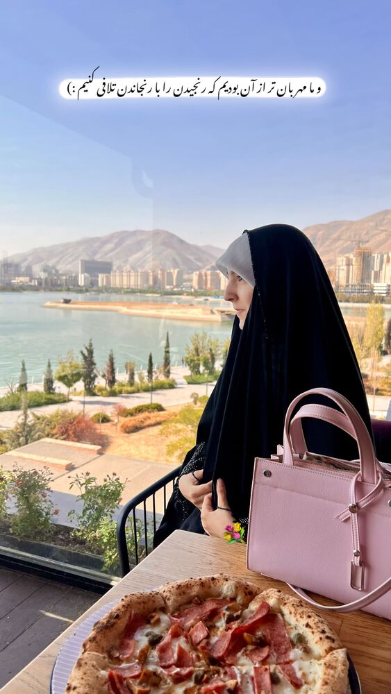  جدید ترین استوری اینستاگرام حنانه خلفی