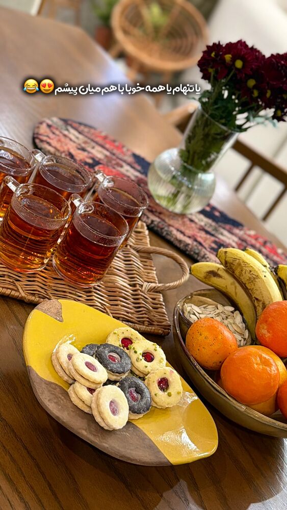 جدید ترین استوری اینستاگرام حانیه بستان احمدی