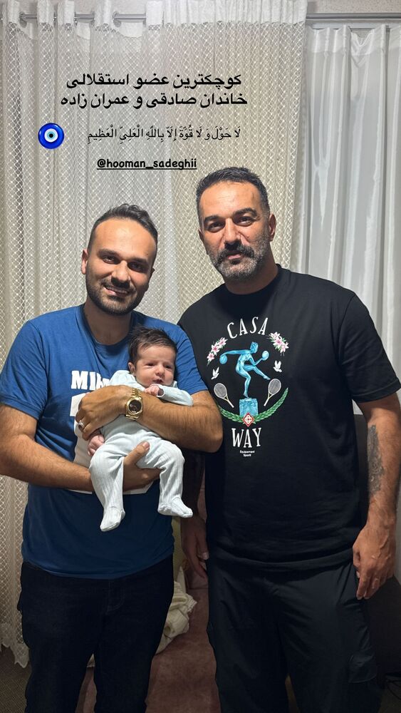  جدید ترین استوری اینستاگرام حنیف عمران زاده 