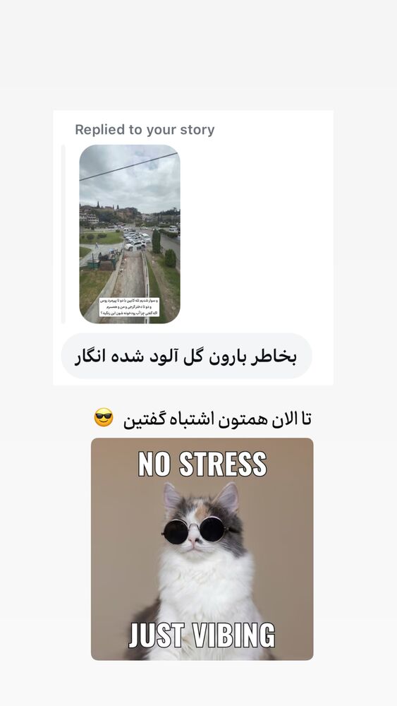  جدید ترین استوری اینستاگرام حریر عادلی