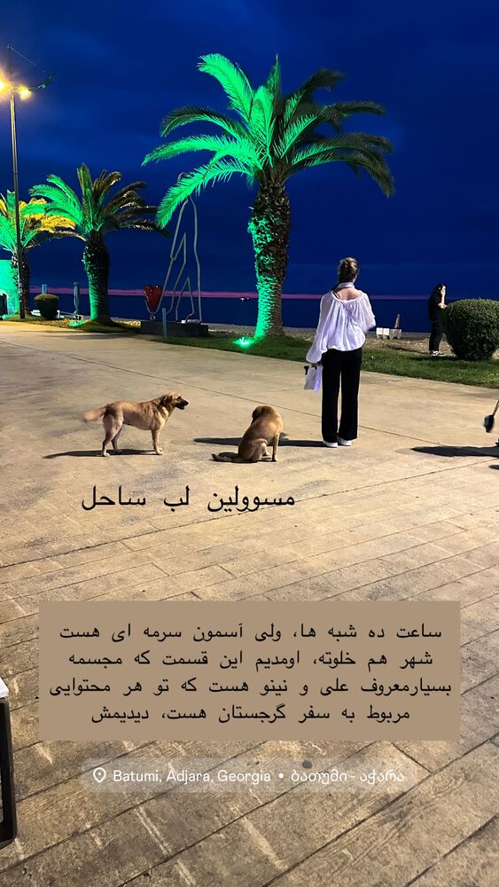  جدید ترین استوری اینستاگرام حریر عادلی