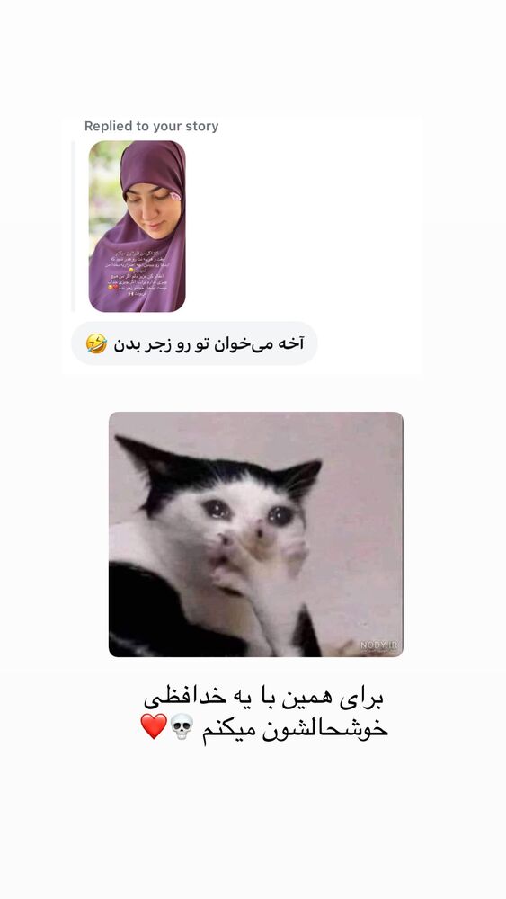  جدید ترین استوری اینستاگرام حریر عادلی