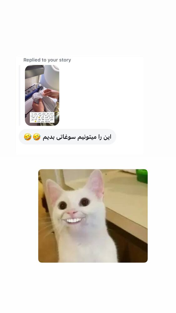  جدید ترین استوری اینستاگرام حریر عادلی