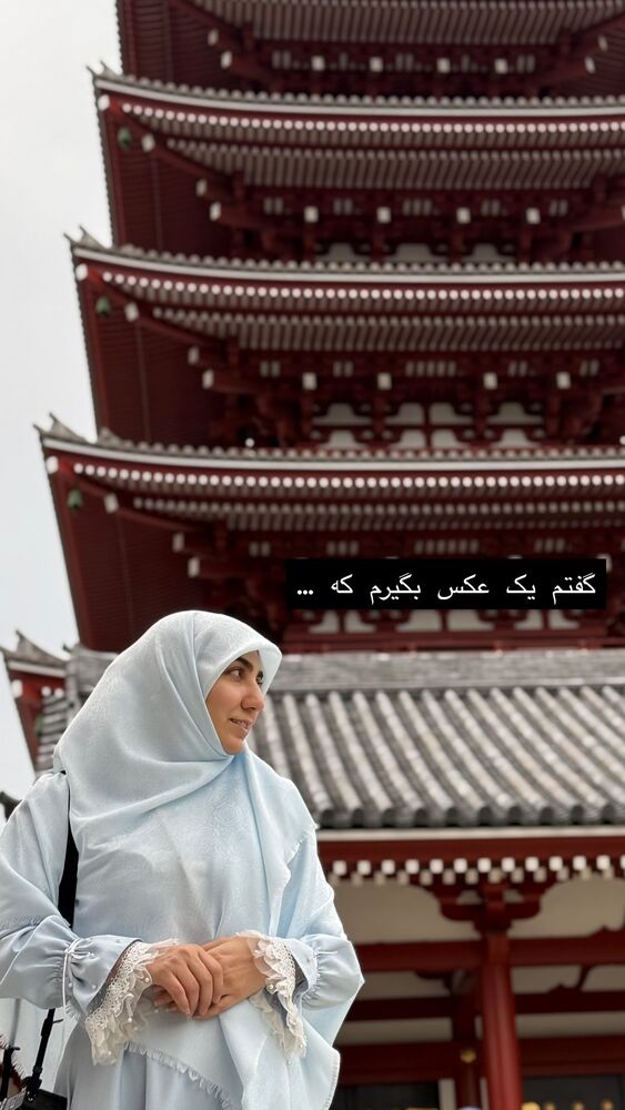  جدید ترین استوری اینستاگرام حریر عادلی