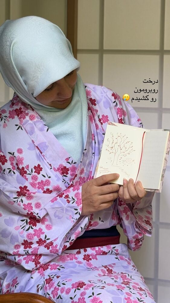  جدید ترین استوری اینستاگرام حریر عادلی