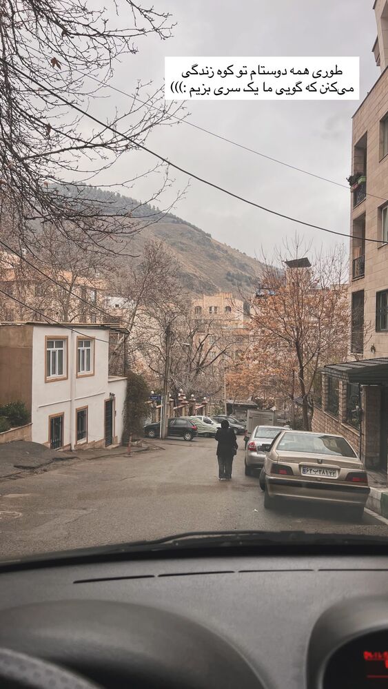  جدید ترین استوری اینستاگرام هدی محمدی