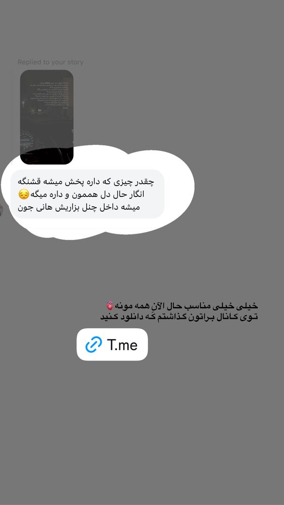 جدید ترین استوری اینستاگرام هانیه پیروزرام