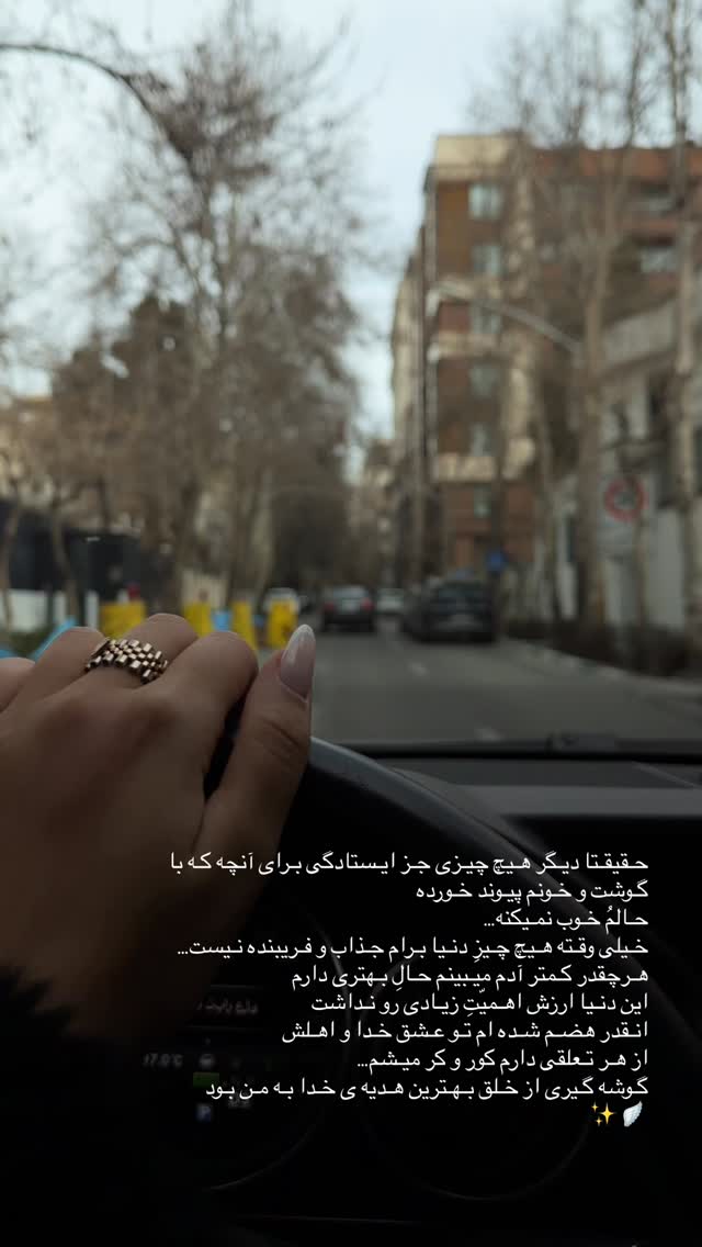  جدید ترین استوری اینستاگرام هانیه پیروزرام