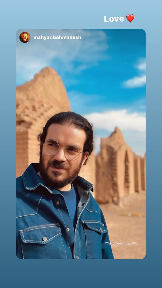  جدید ترین استوری اینستاگرام هومن بهمنش