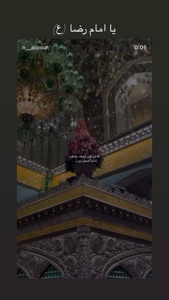  جدید ترین استوری اینستاگرام حسین پور حمیدی