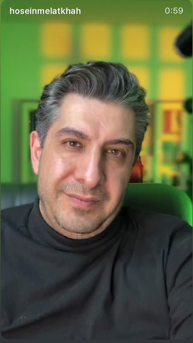  جدید ترین استوری اینستاگرام حسین ملت خواه