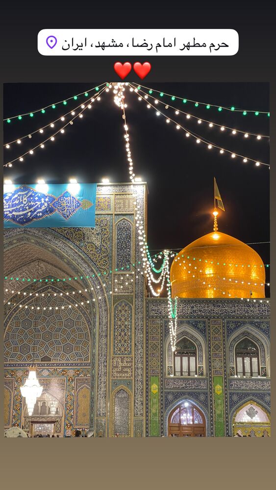  جدید ترین استوری اینستاگرام حسین طیبی