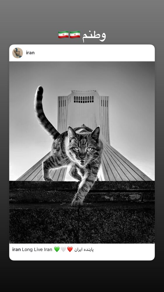  جدید ترین استوری اینستاگرام حسین طیبی