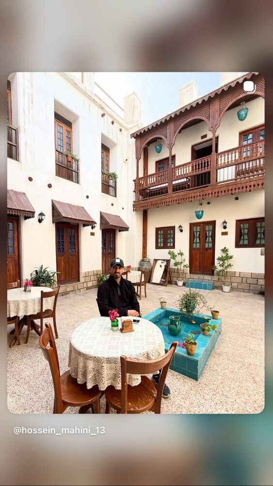  جدید ترین استوری اینستاگرام حسین ماهینی