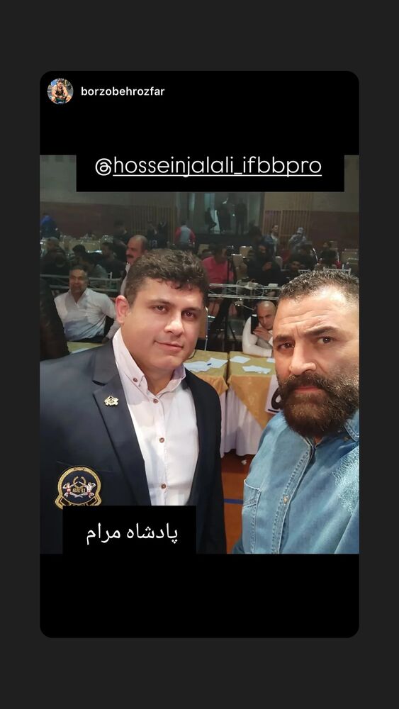  جدید ترین استوری اینستاگرام حسین جلالی