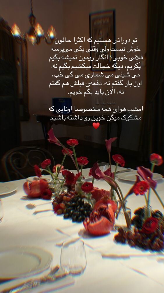  جدید ترین استوری اینستاگرام حانی هوشمند