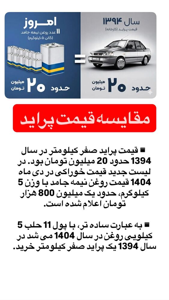  جدید ترین استوری اینستاگرام قیمت روز خودرو ها