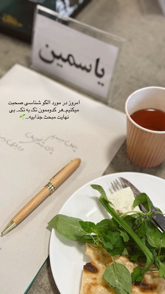  جدید ترین استوری اینستاگرام یاسمین کریمی