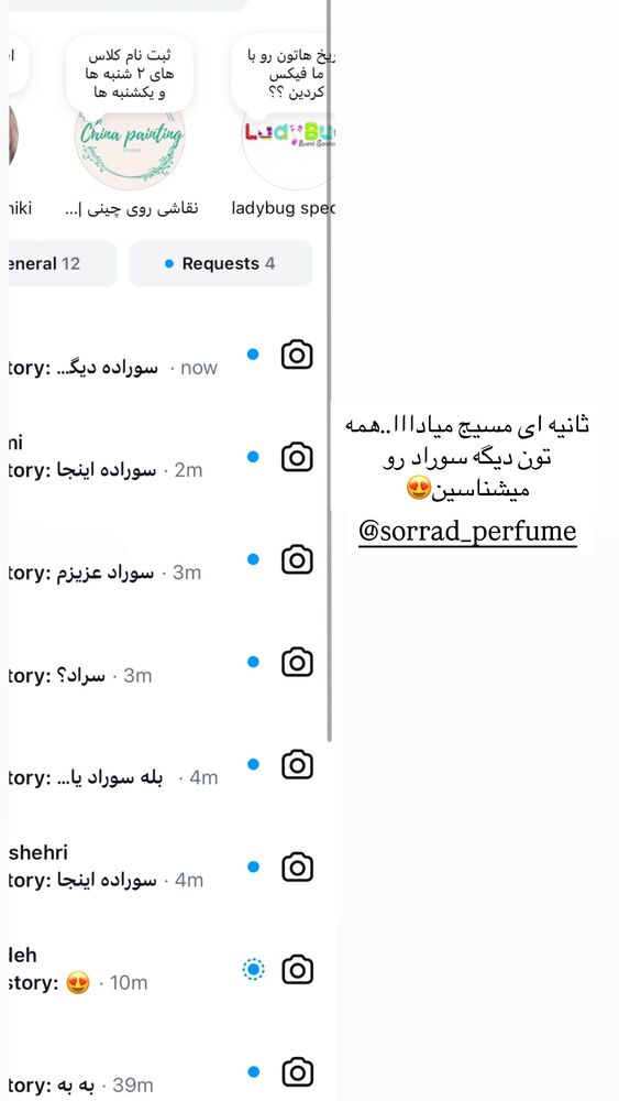  جدید ترین استوری اینستاگرام یاسمین کریمی