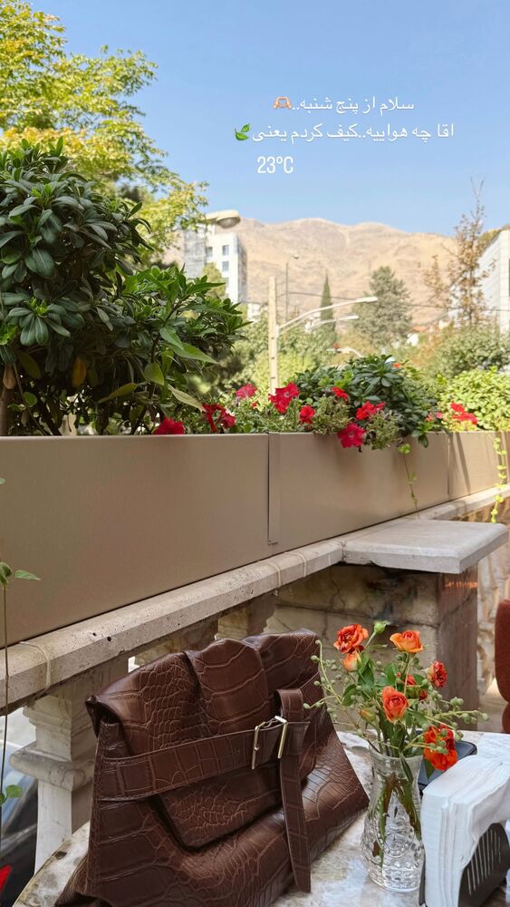  جدید ترین استوری اینستاگرام یاسمین کریمی