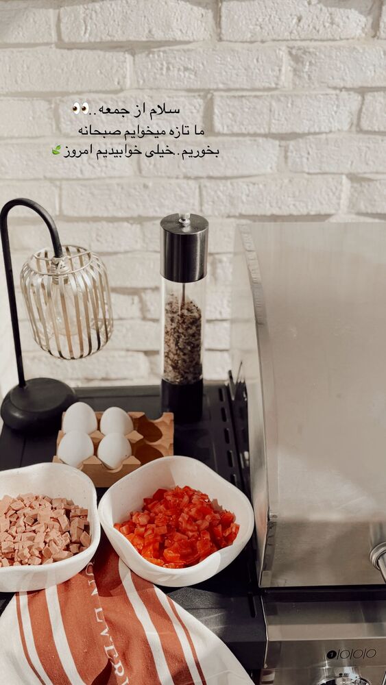  جدید ترین استوری اینستاگرام یاسمین کریمی