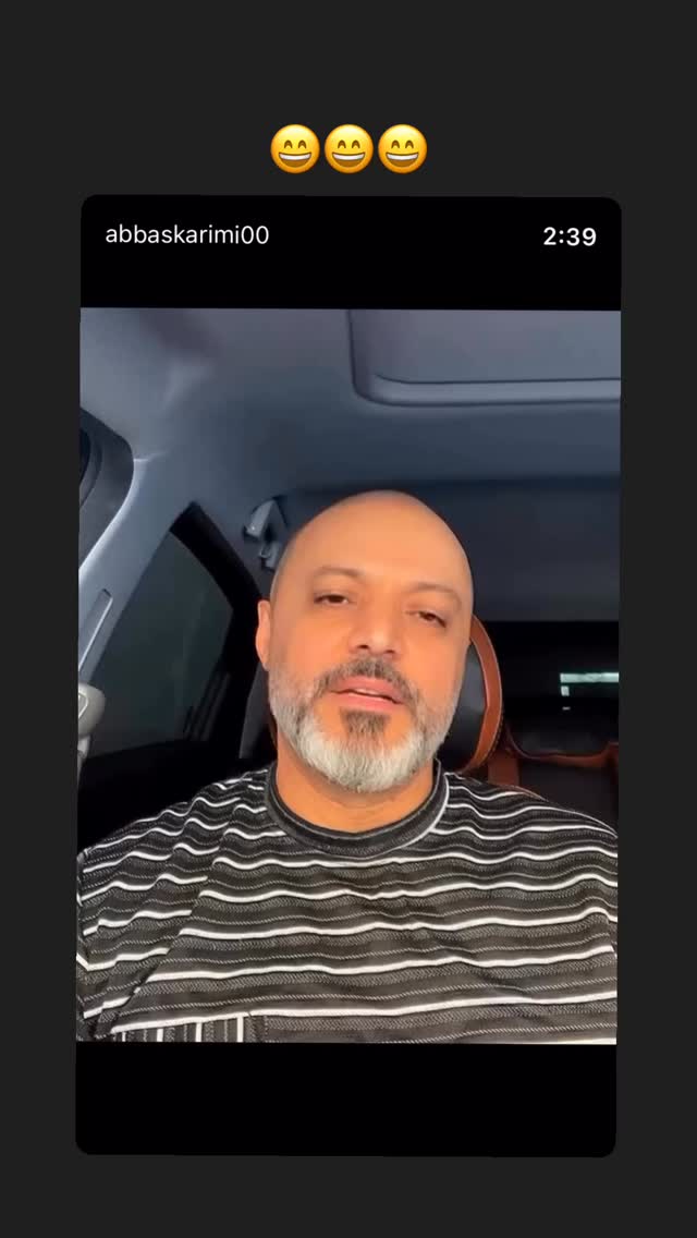  جدید ترین استوری اینستاگرام جمشید هاشم پور