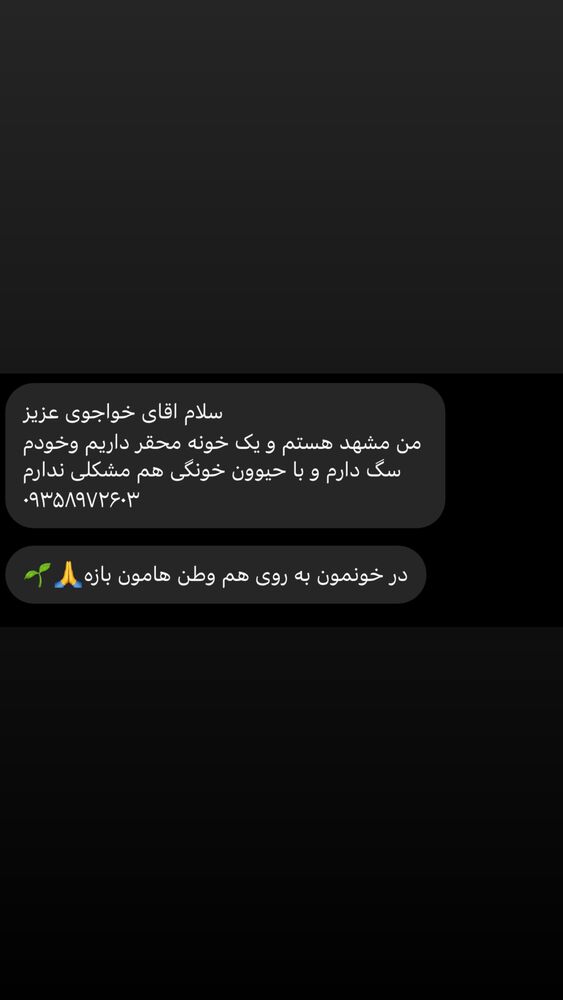  جدید ترین استوری اینستاگرام جواد خواجوی