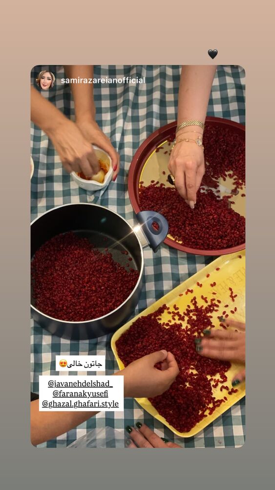  جدید ترین استوری اینستاگرام جوانه دلشاد
