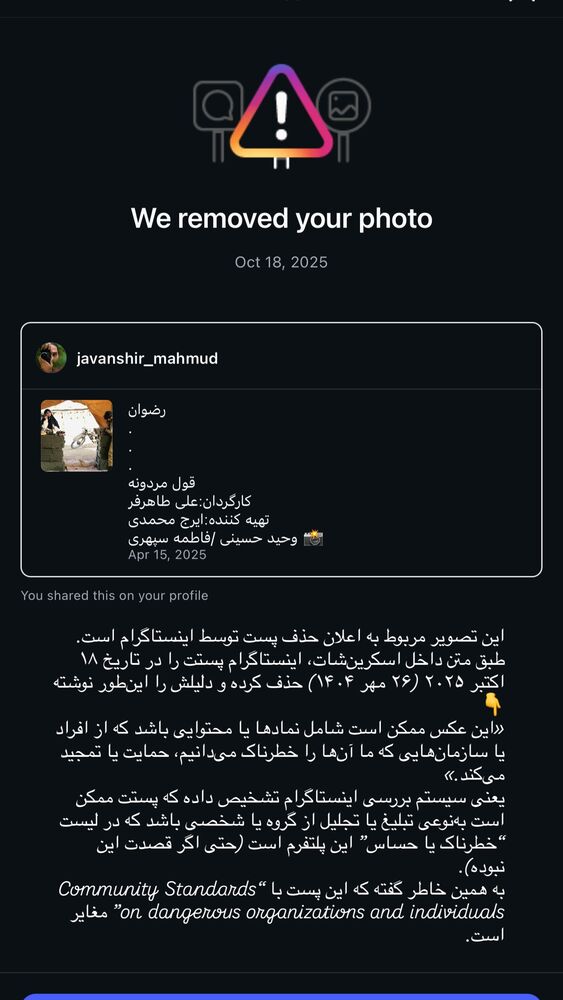  جدید ترین استوری اینستاگرام محمود جوانشیر
