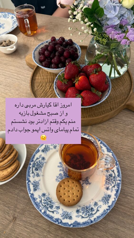  جدید ترین استوری اینستاگرام كامليا رودنشين