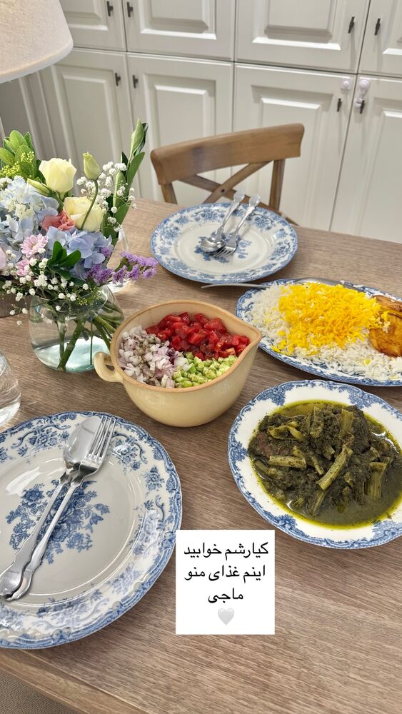  جدید ترین استوری اینستاگرام كامليا رودنشين