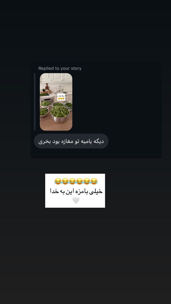  جدید ترین استوری اینستاگرام كامليا رودنشين