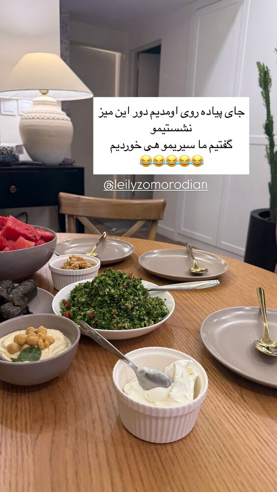  جدید ترین استوری اینستاگرام كامليا رودنشين