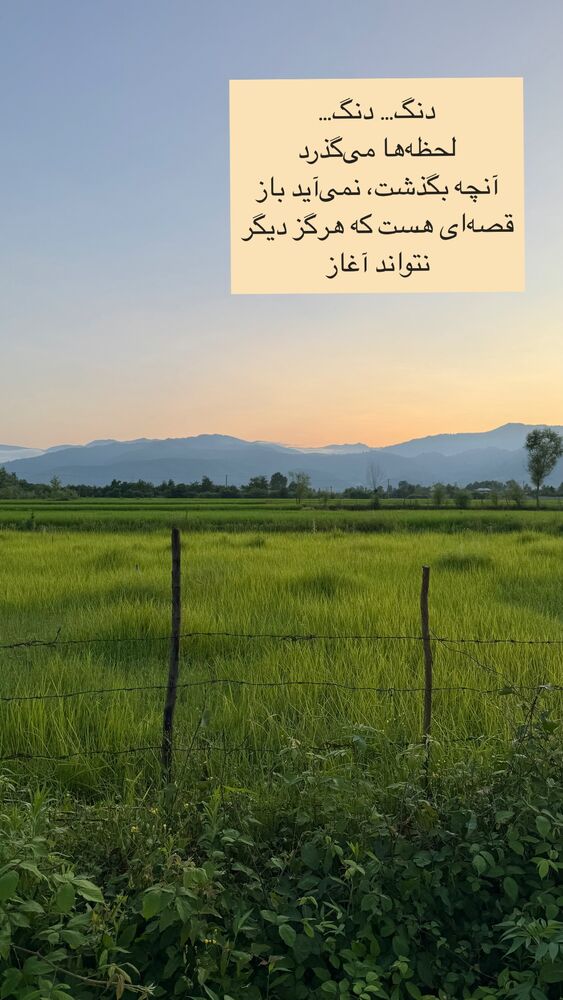  جدید ترین استوری اینستاگرام كامليا رودنشين