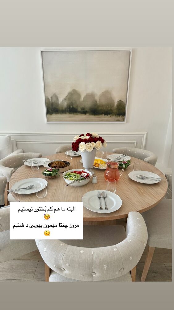  جدید ترین استوری اینستاگرام كامليا رودنشين
